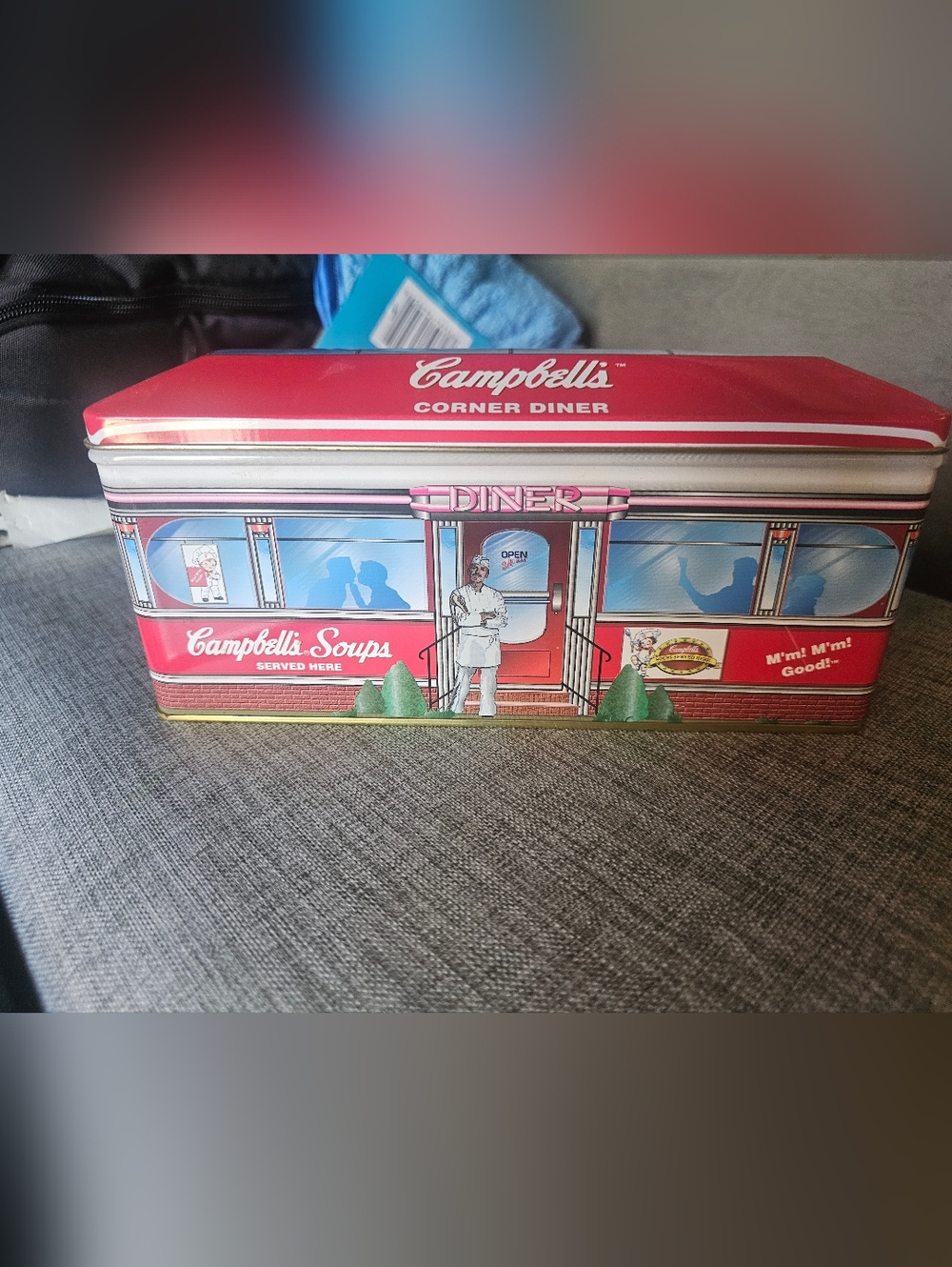 Campbell's Red Corner Diner Decorative Tin